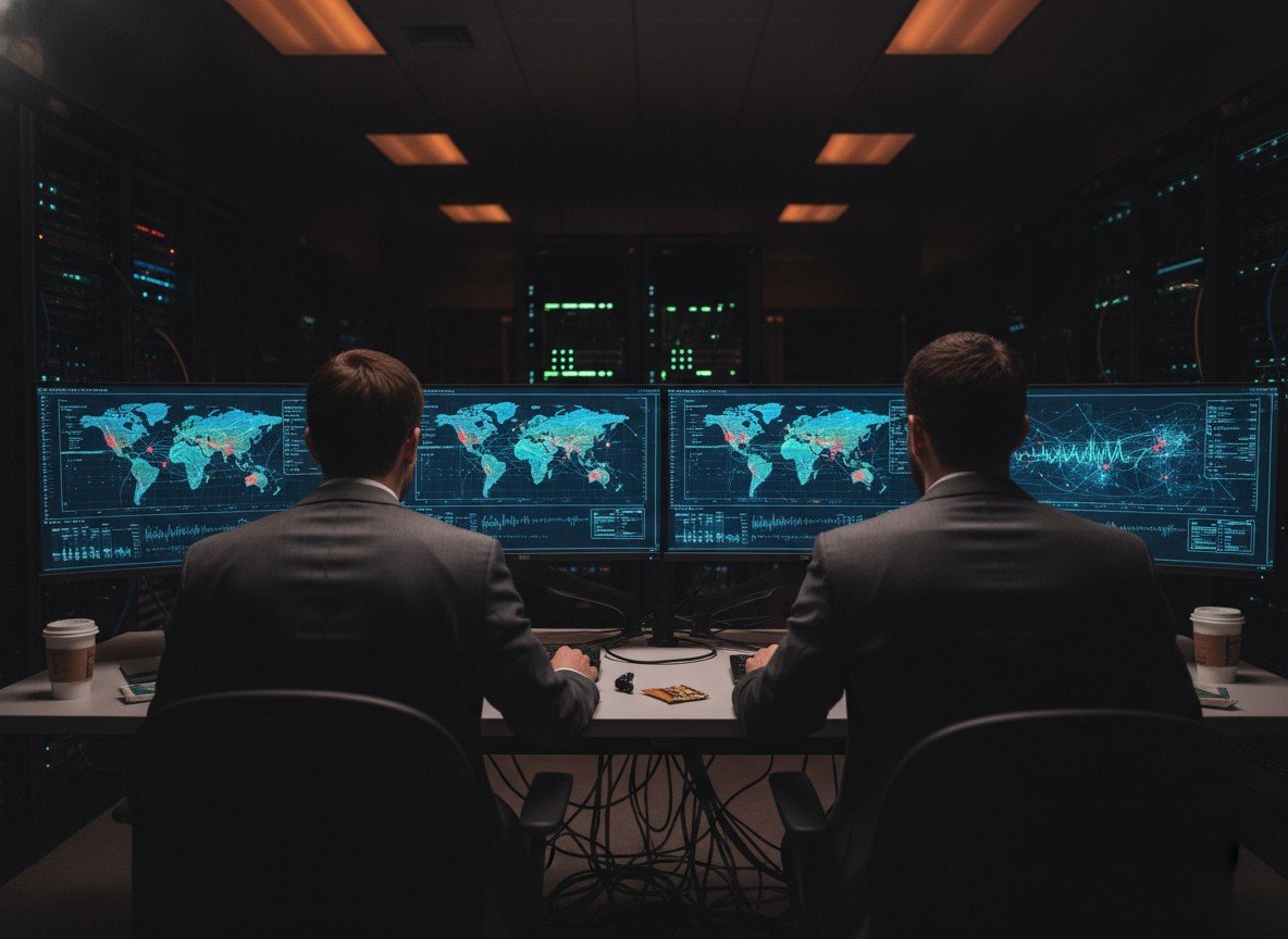 Il·lustració editorial de La Casa Blanca es reserva la darrera paraula sobre qui pot accedir als models d'IA de frontera d'OpenAI i Anthropic