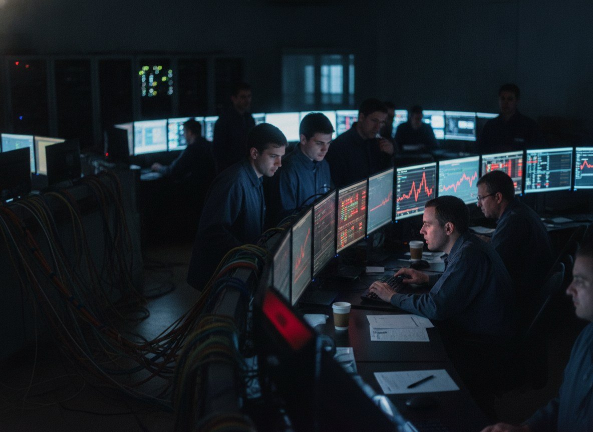 Il·lustració editorial de Moonshot pausa les noves subscripcions a Kimi K3 després que la demanda saturi les seves GPU en 48 hores